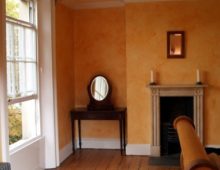Cornice restoration and decoration of a Regency townhouse in Gloucester